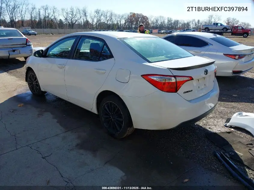 2T1BURHEXFC397894 2015 Toyota Corolla S Plus