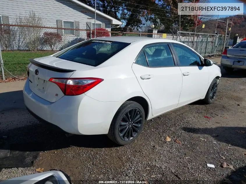 2T1BURHEXFC397894 2015 Toyota Corolla S Plus