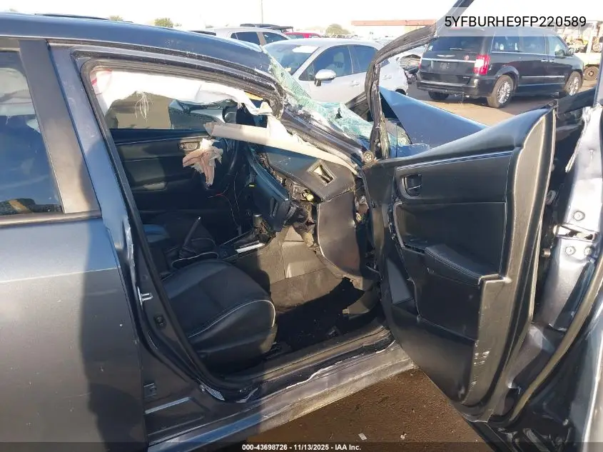 5YFBURHE9FP220589 2015 Toyota Corolla S Plus