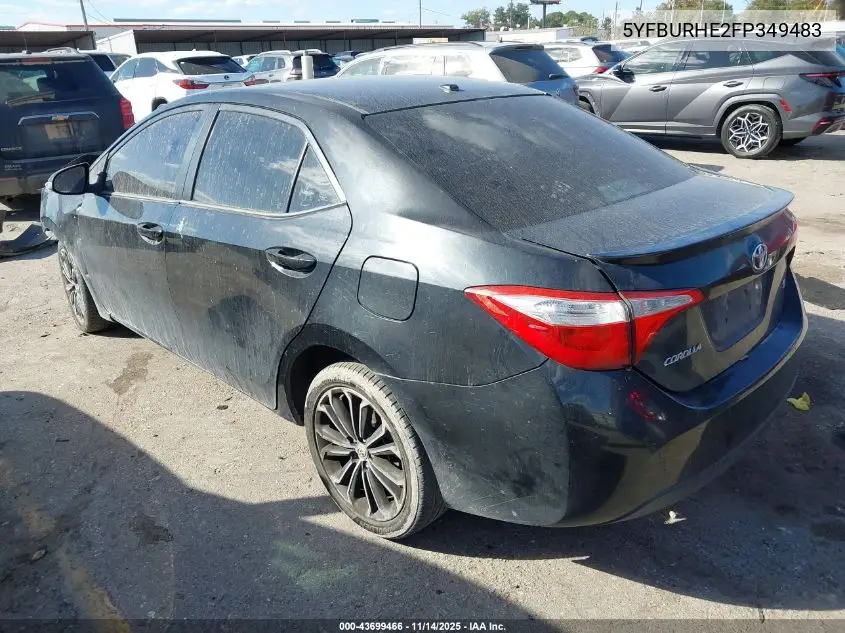 5YFBURHE2FP349483 2015 Toyota Corolla S Premium