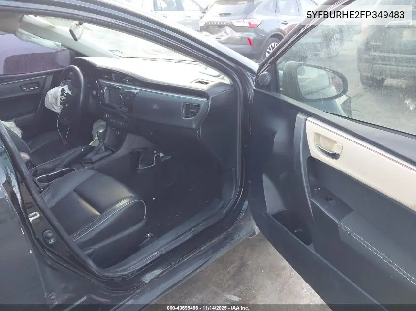 5YFBURHE2FP349483 2015 Toyota Corolla S Premium