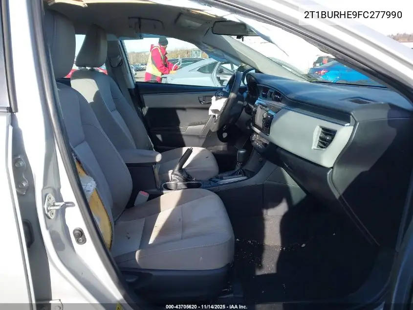 2T1BURHE9FC277990 2015 Toyota Corolla Le
