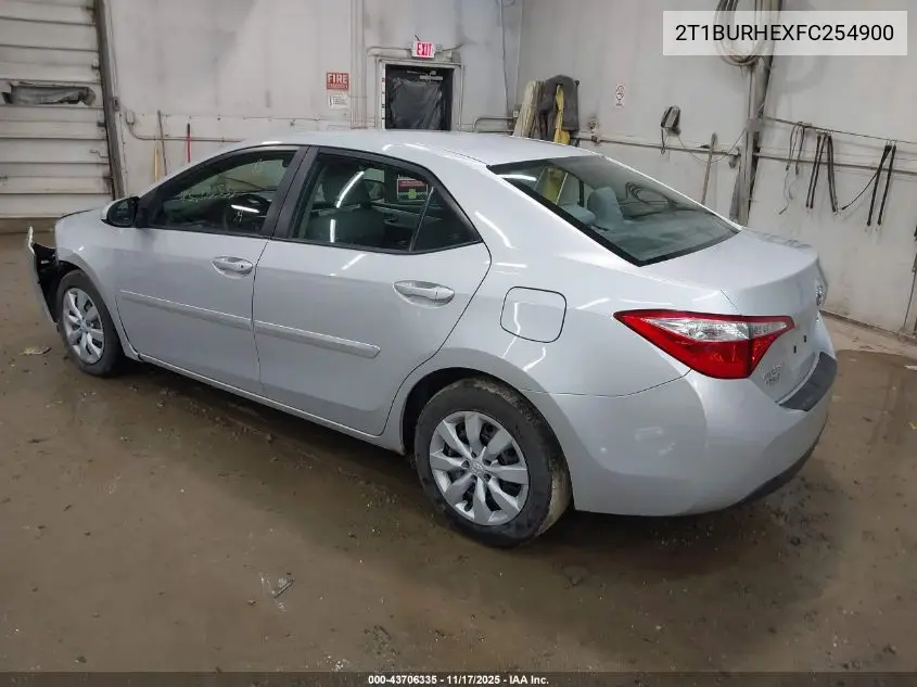 2T1BURHEXFC254900 2015 Toyota Corolla Le