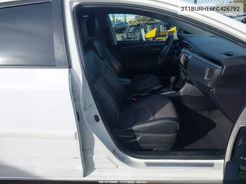 2T1BURHE6FC426792 2015 Toyota Corolla S Plus
