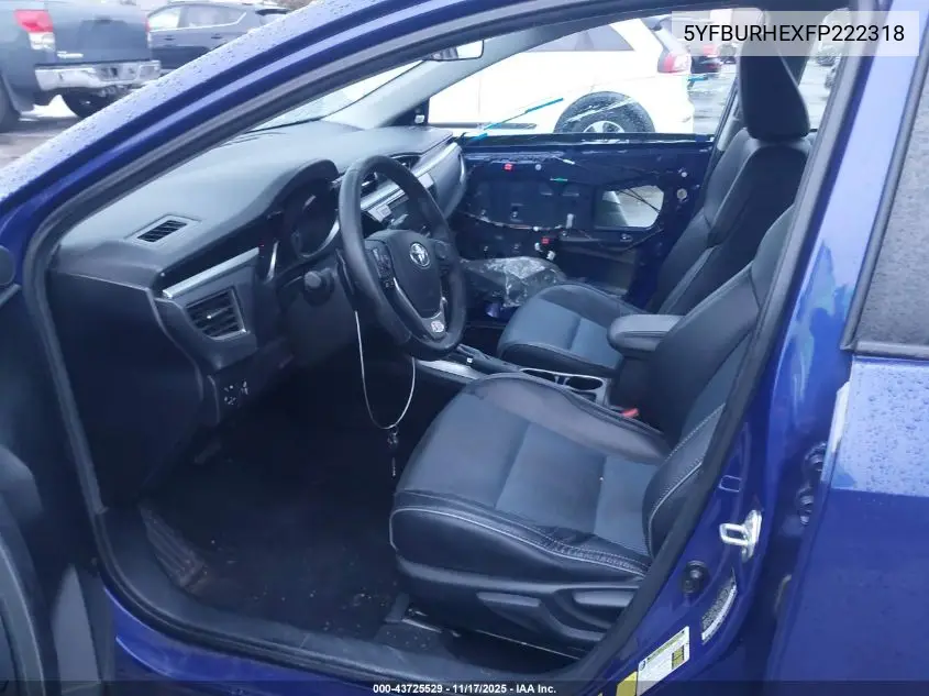5YFBURHEXFP222318 2015 Toyota Corolla S