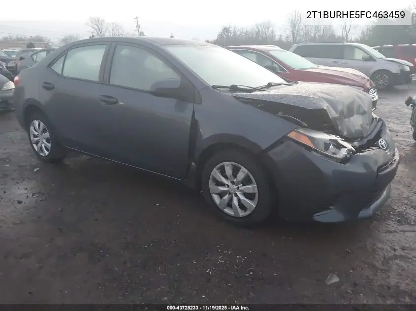 2T1BURHE5FC463459 2015 Toyota Corolla Le