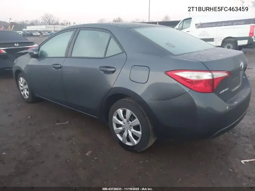 2T1BURHE5FC463459 2015 Toyota Corolla Le