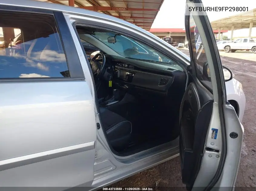 5YFBURHE9FP298001 2015 Toyota Corolla S Plus