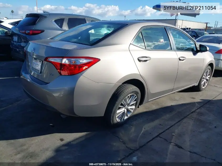5YFBURHE2FP211054 2015 Toyota Corolla Le Plus