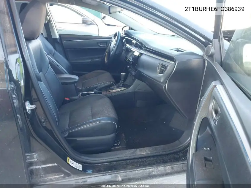 2T1BURHE6FC386939 2015 Toyota Corolla S Plus