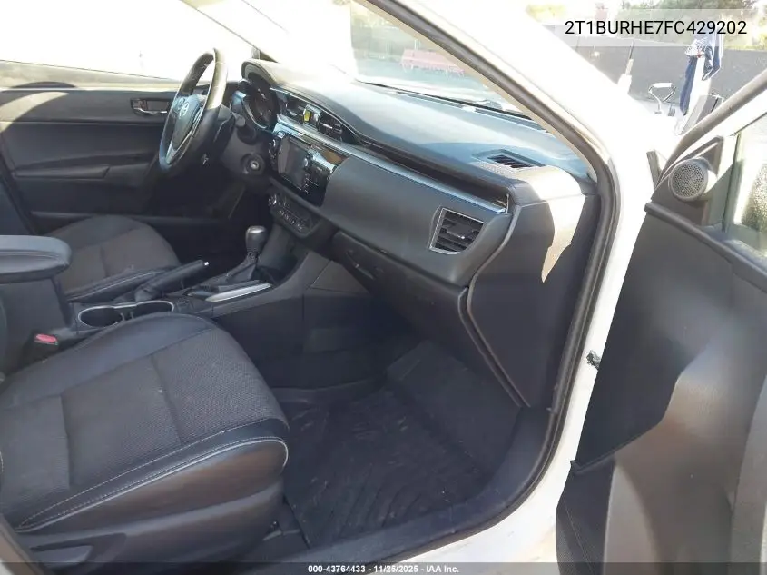 2T1BURHE7FC429202 2015 Toyota Corolla S Plus