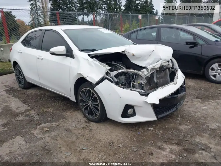 5YFBURHE9FP350632 2015 Toyota Corolla S Plus