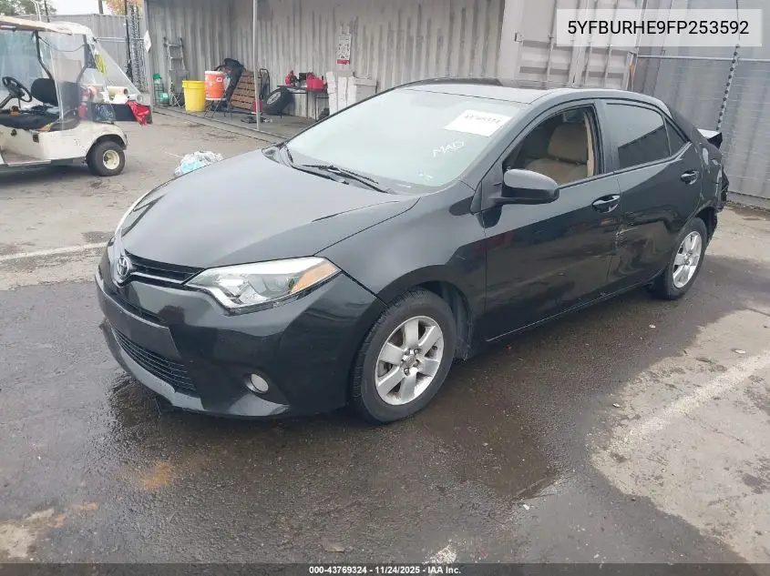 5YFBURHE9FP253592 2015 Toyota Corolla Le Plus