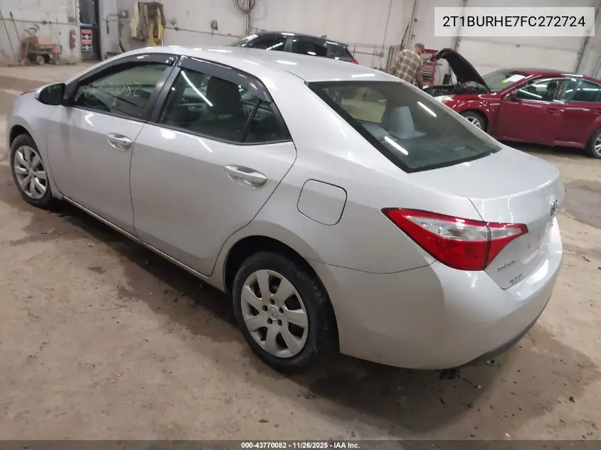 2T1BURHE7FC272724 2015 Toyota Corolla Le