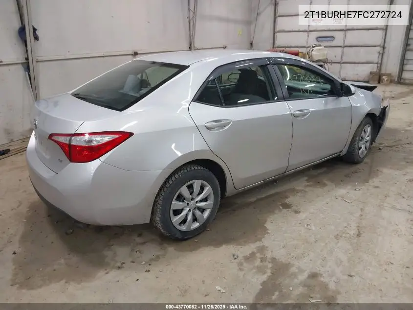 2T1BURHE7FC272724 2015 Toyota Corolla Le