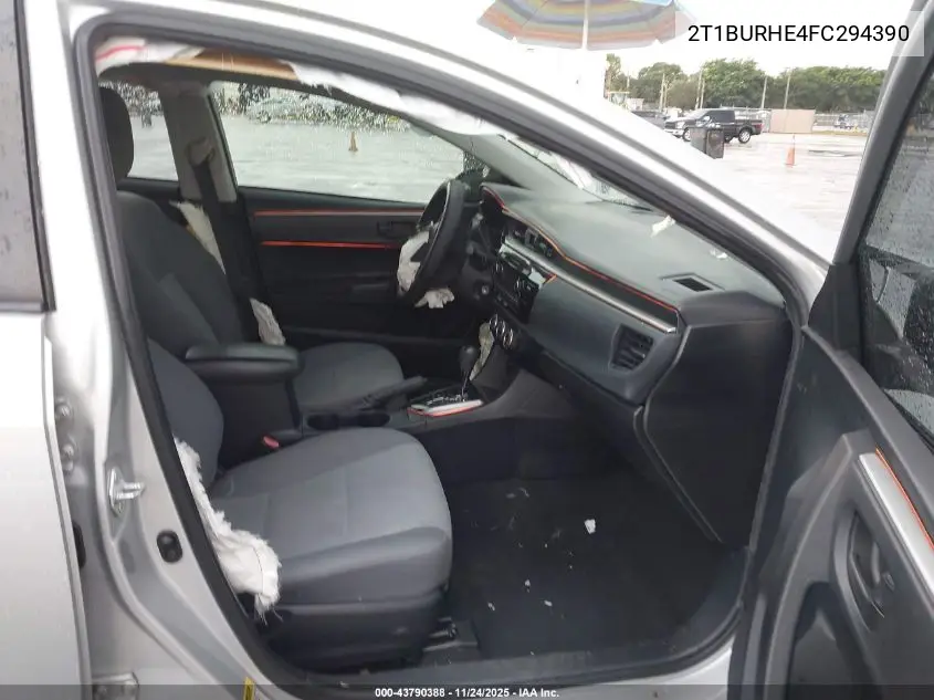 2T1BURHE4FC294390 2015 Toyota Corolla L