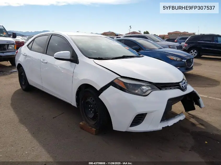 5YFBURHE9FP307537 2015 Toyota Corolla Le