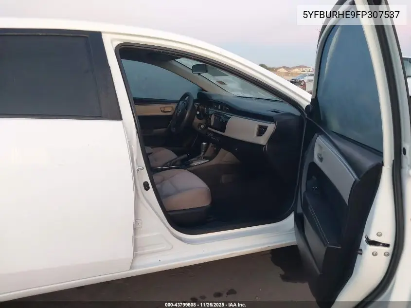 5YFBURHE9FP307537 2015 Toyota Corolla Le