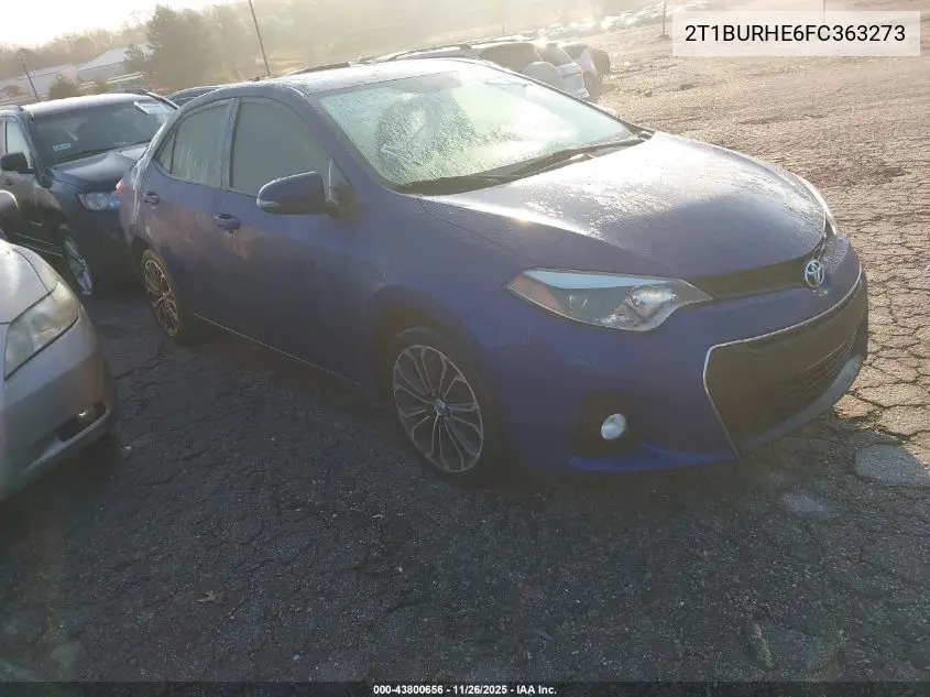2T1BURHE6FC363273 2015 Toyota Corolla S Plus