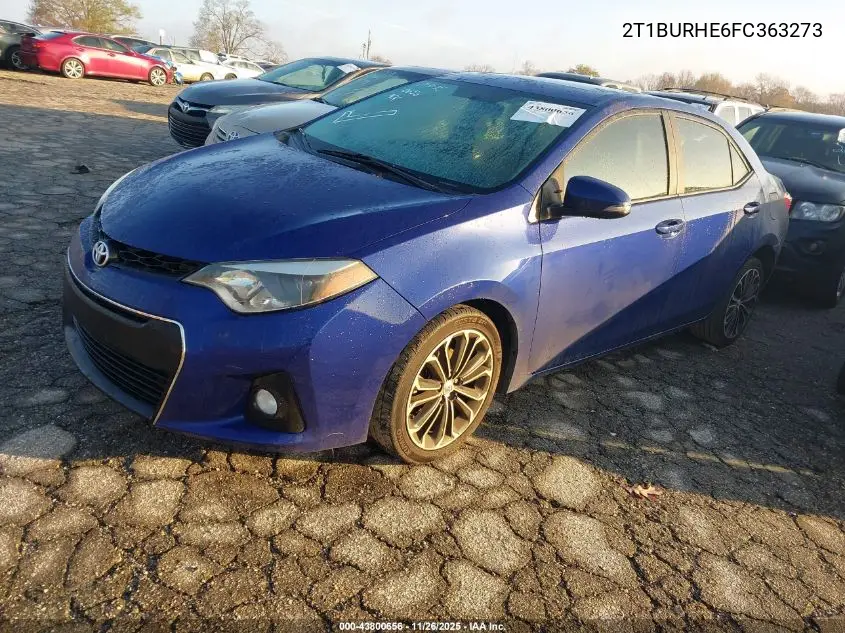 2T1BURHE6FC363273 2015 Toyota Corolla S Plus
