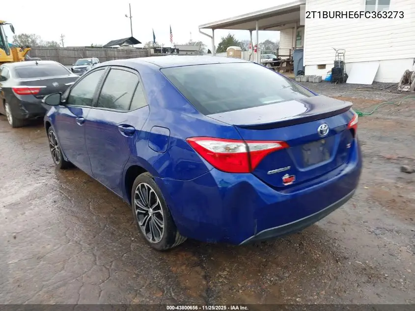 2T1BURHE6FC363273 2015 Toyota Corolla S Plus