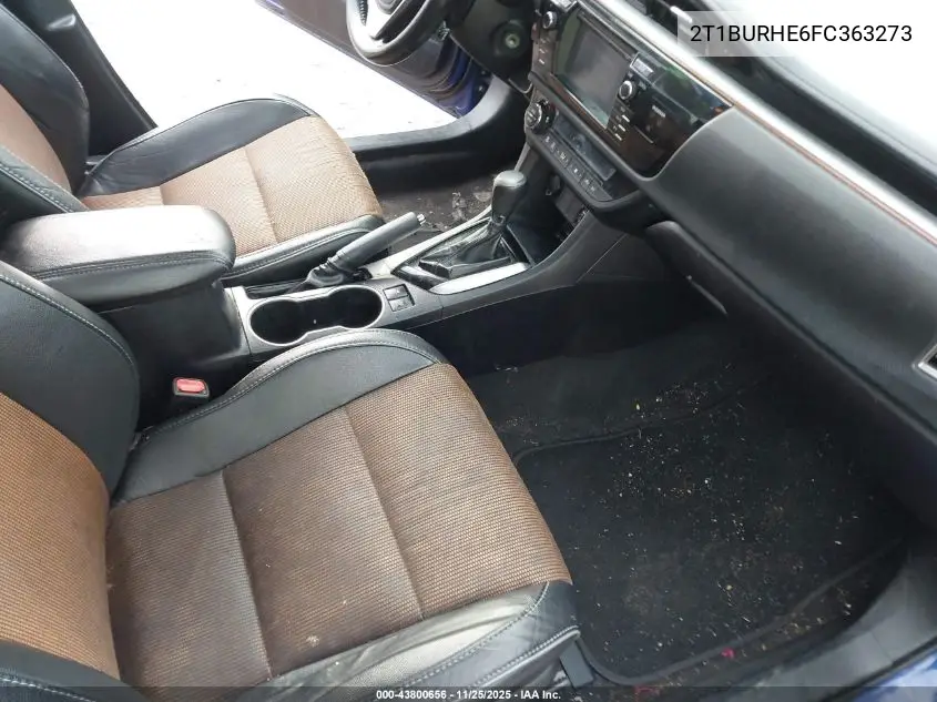 2T1BURHE6FC363273 2015 Toyota Corolla S Plus
