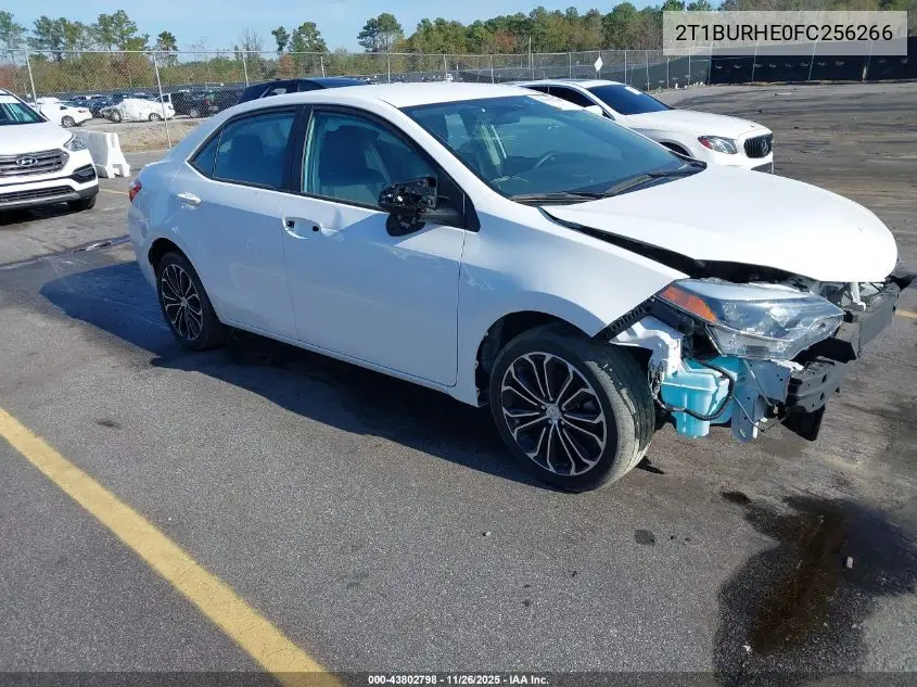 2T1BURHE0FC256266 2015 Toyota Corolla S Plus