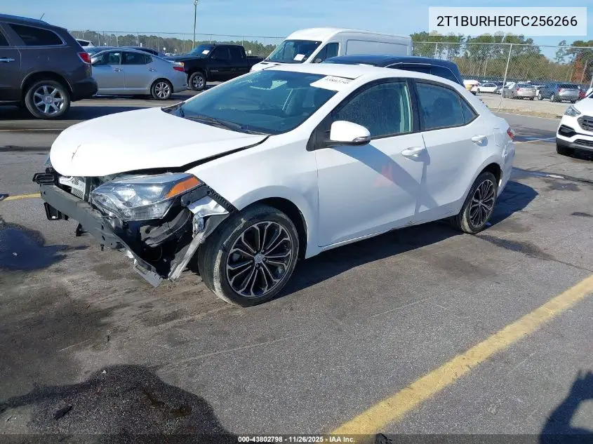 2T1BURHE0FC256266 2015 Toyota Corolla S Plus
