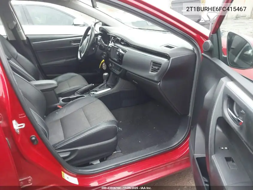 2T1BURHE6FC415467 2015 Toyota Corolla S