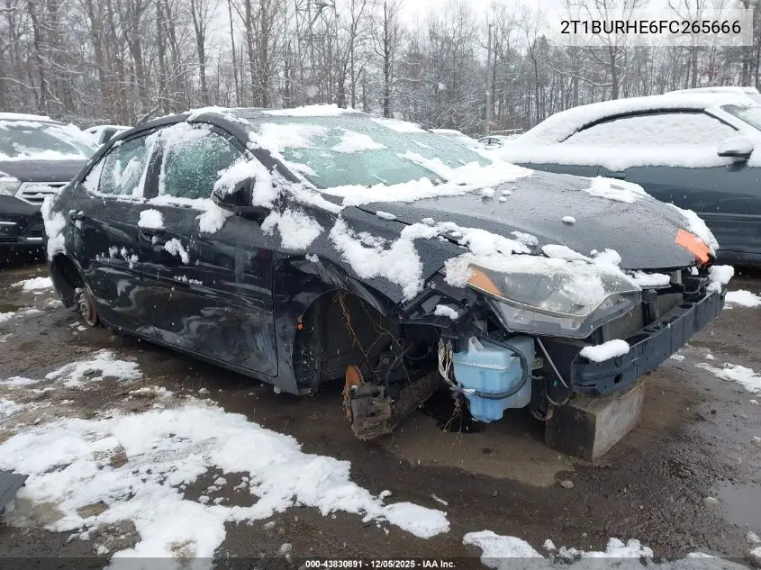 2T1BURHE6FC265666 2015 Toyota Corolla S Plus