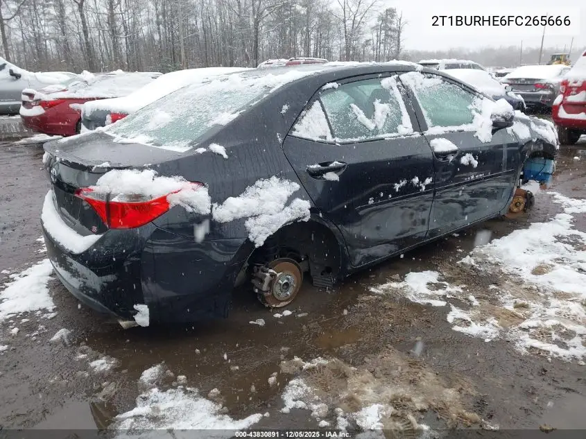 2T1BURHE6FC265666 2015 Toyota Corolla S Plus