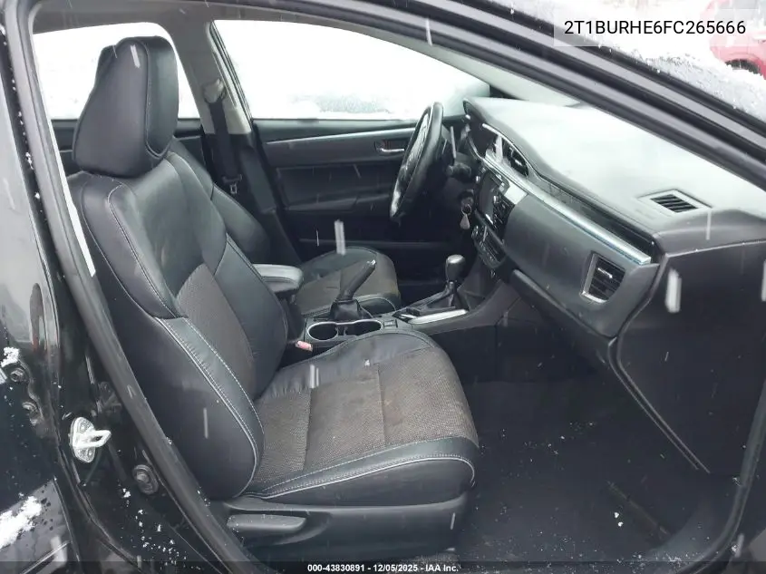 2T1BURHE6FC265666 2015 Toyota Corolla S Plus