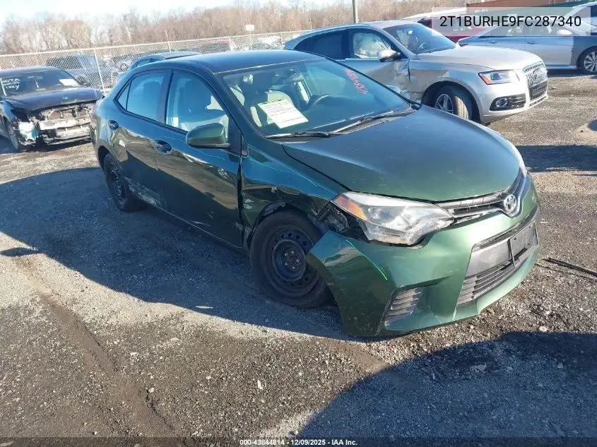 2T1BURHE9FC287340 2015 Toyota Corolla Le