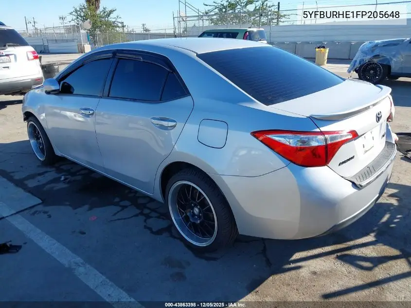 5YFBURHE1FP205648 2015 Toyota Corolla L