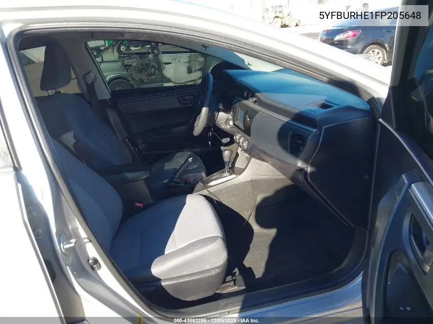 5YFBURHE1FP205648 2015 Toyota Corolla L