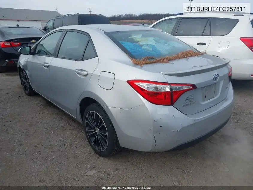 2T1BURHE4FC257811 2015 Toyota Corolla S Plus