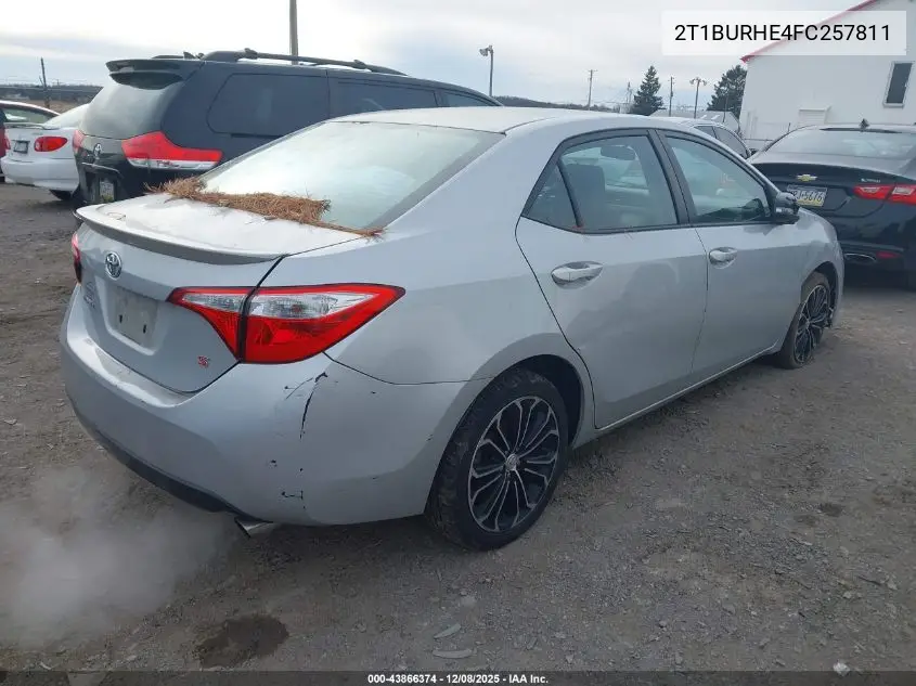 2T1BURHE4FC257811 2015 Toyota Corolla S Plus