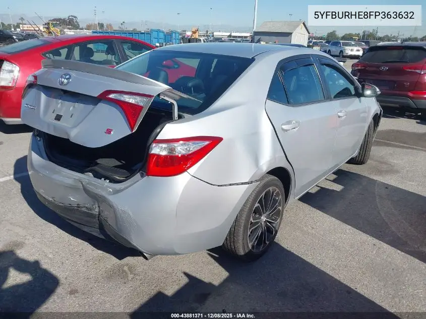 5YFBURHE8FP363632 2015 Toyota Corolla S Plus