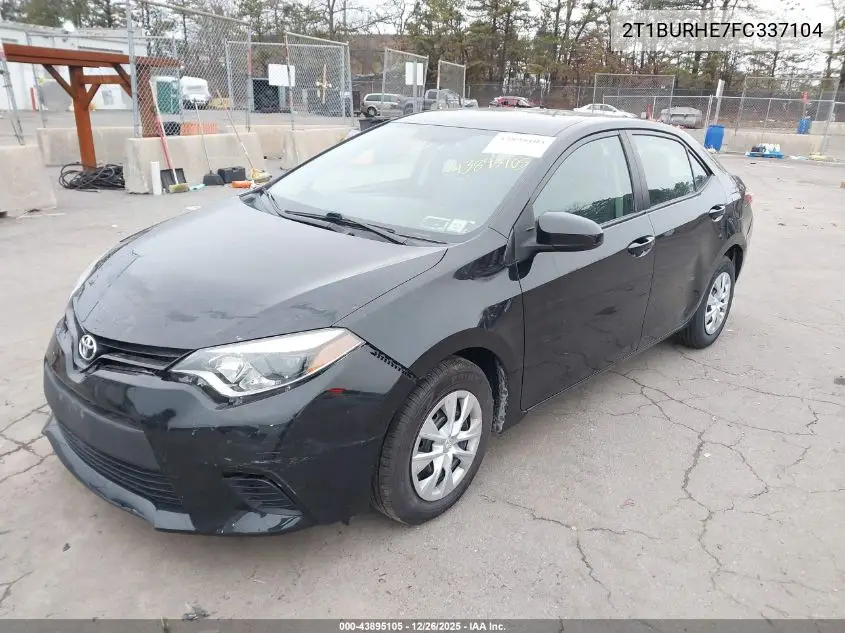 2T1BURHE7FC337104 2015 Toyota Corolla L