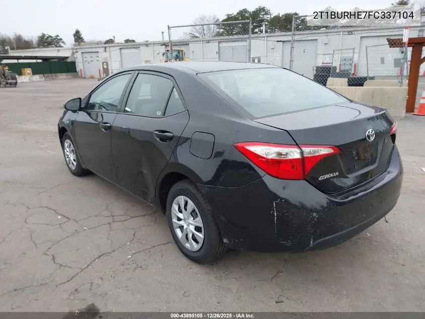 2T1BURHE7FC337104 2015 Toyota Corolla L
