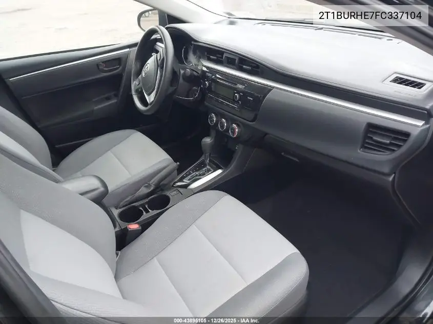 2T1BURHE7FC337104 2015 Toyota Corolla L