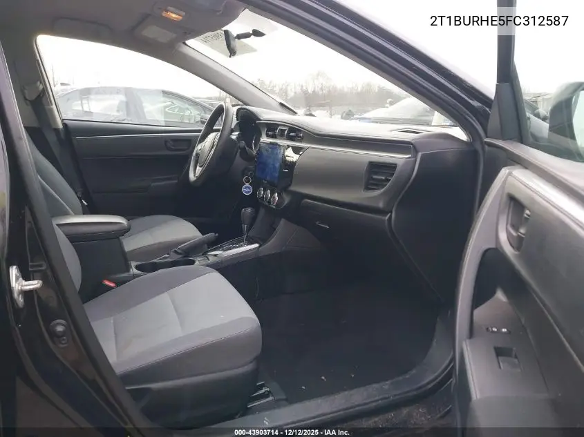 2T1BURHE5FC312587 2015 Toyota Corolla L