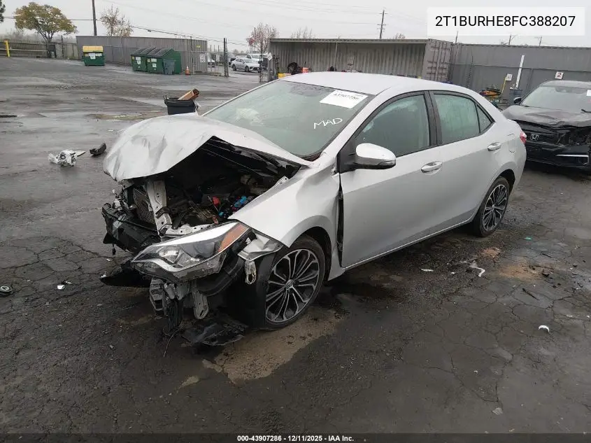 2T1BURHE8FC388207 2015 Toyota Corolla S Plus