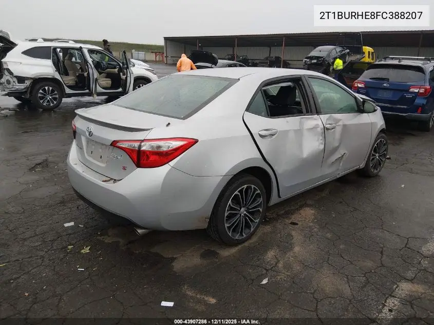 2T1BURHE8FC388207 2015 Toyota Corolla S Plus