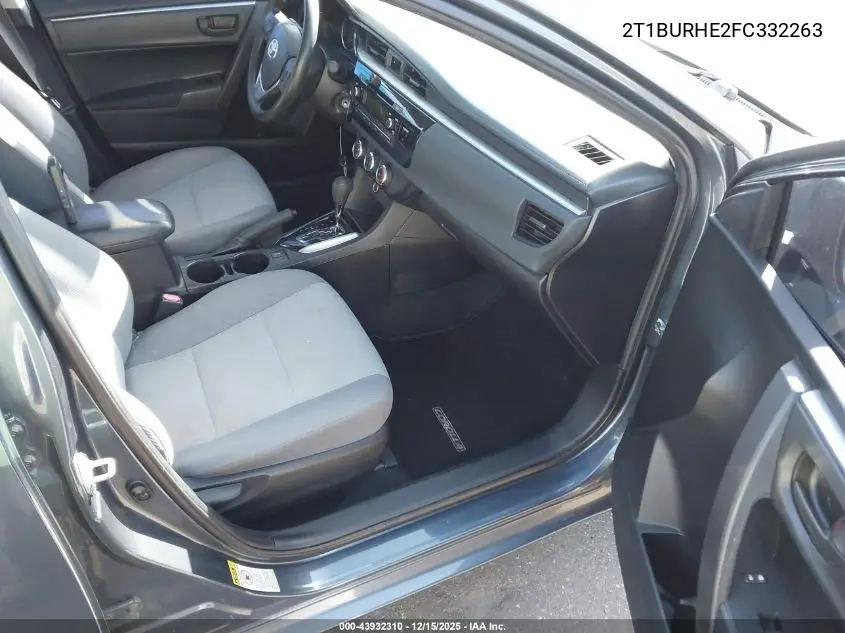 2T1BURHE2FC332263 2015 Toyota Corolla L