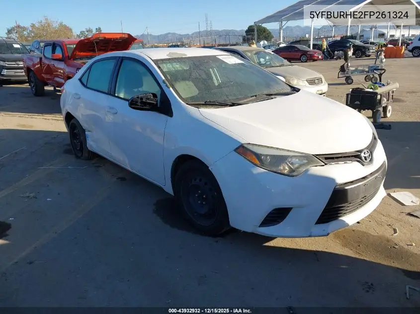 5YFBURHE2FP261324 2015 Toyota Corolla Le