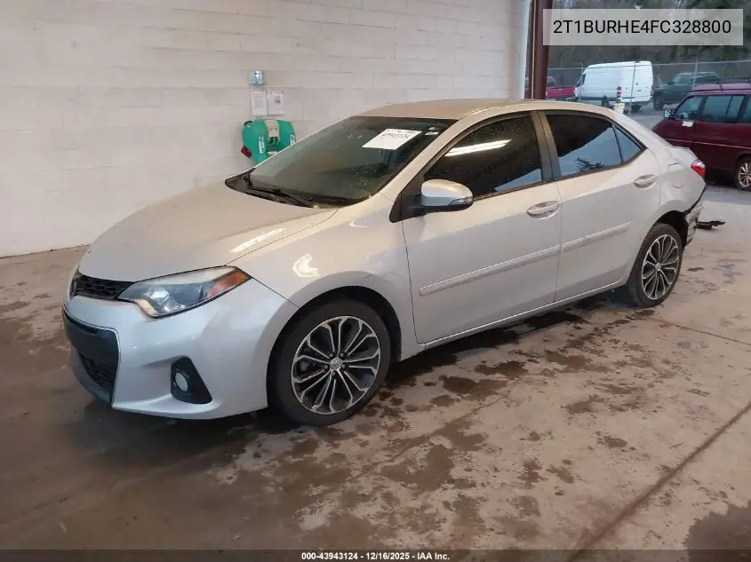 2T1BURHE4FC328800 2015 Toyota Corolla S Plus