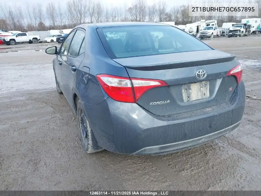 2T1BURHE7GC657895 2016 Toyota Corolla