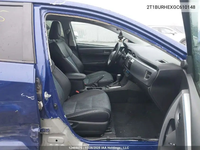 2T1BURHEXGC610148 2016 Toyota Corolla
