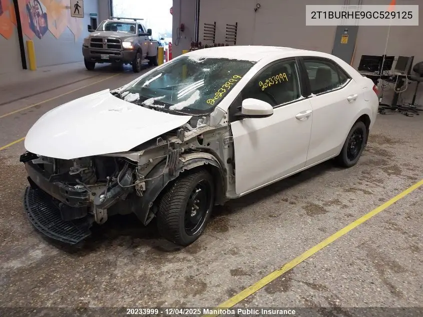 2T1BURHE9GC529125 2016 Toyota Corolla Ce